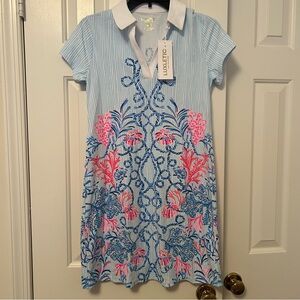 Lilly Pulitzer Luxletic Cayo Costa Active Dress Naut Today Engineered Size XS